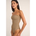 Rhythm Sol Stripe Strapless Swimsuit One piece