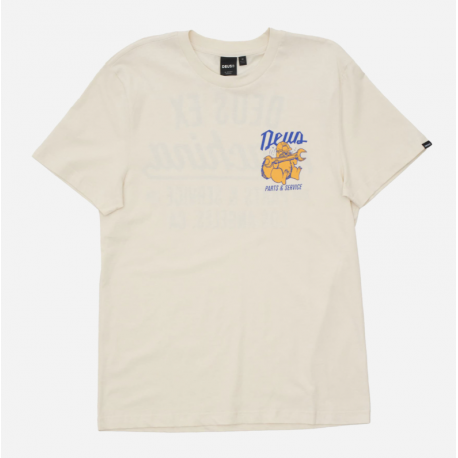 DEUS OVERBITE TEE DIRTY WHITE