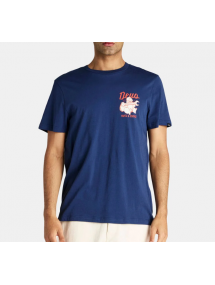 DEUS OVERBITE TEE MECHANIC BLU