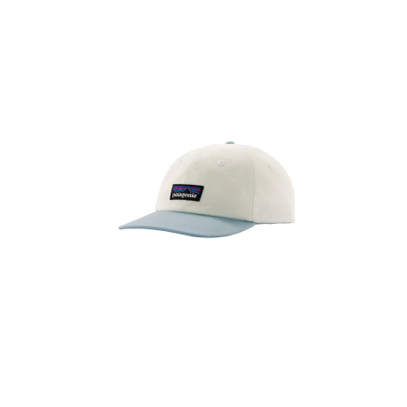 Casquette Patagonia P-6 Label Trad Cap Birch White Fleck Blue