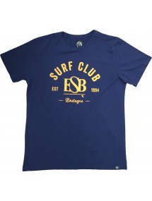 ESB TEE MAN SURF CLUB Bleu et jaune