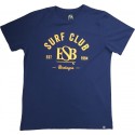 ESB TEE MAN SURF CLUB Bleu et jaune