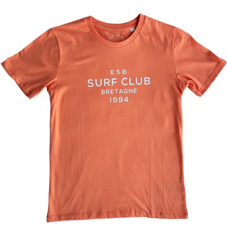 ESB TEE KID  SURF CLUB bleu et jaune