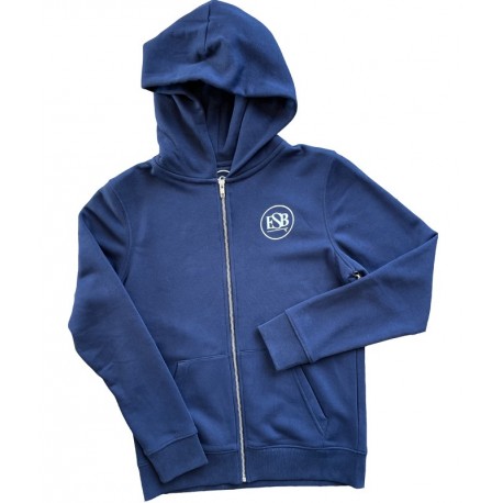 ESB Sweat Zip Bleu