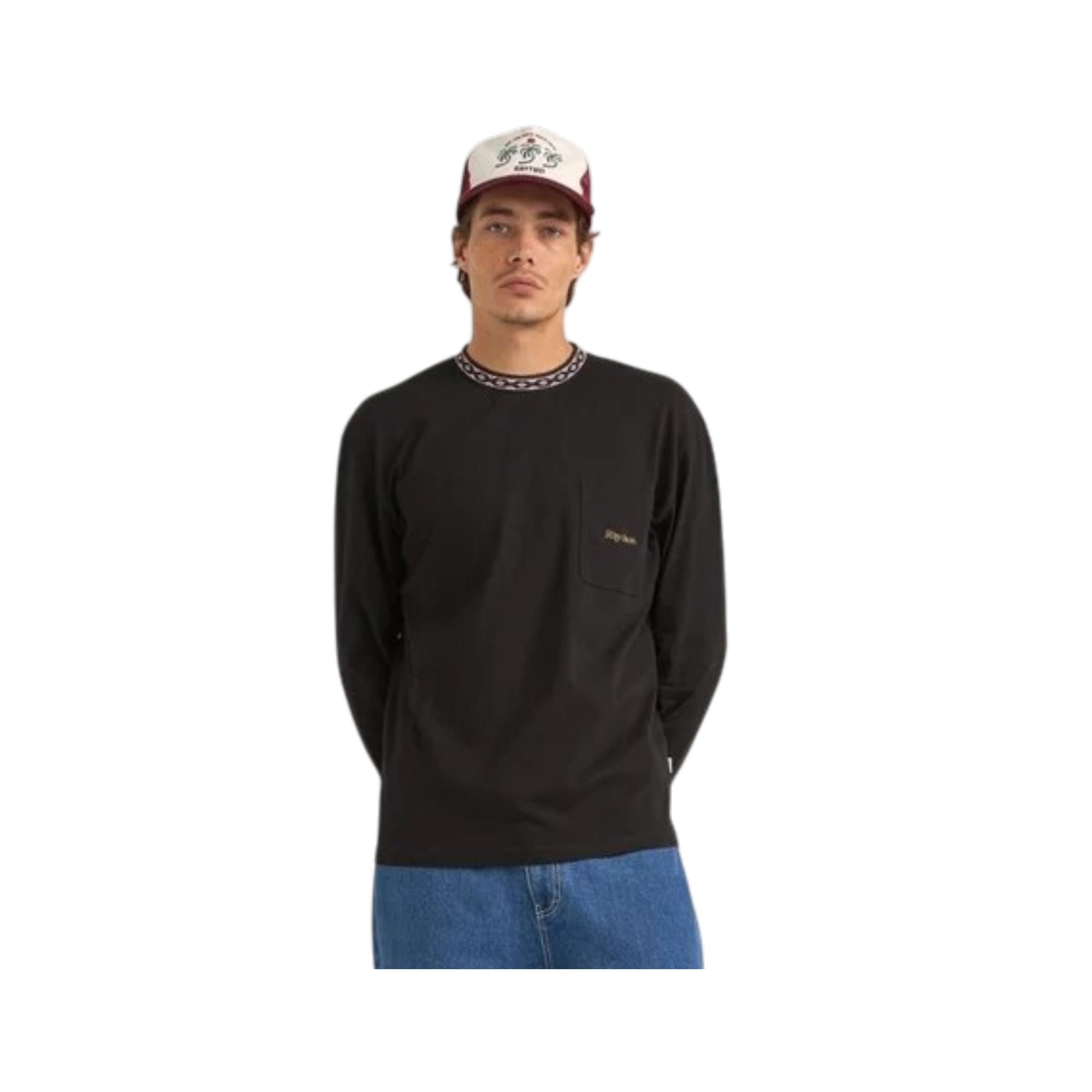 Rythm vintage Jac L/S - T-Shirt Homme