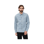 Rhythm Chemise en velours côtelé bleu pour homme
