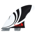 Ailerons Surf Fcs II Sharpeye PC Carbon Black / White - L