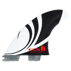 Ailerons Surf Fcs II Sharpeye PC Carbon Black / White - L