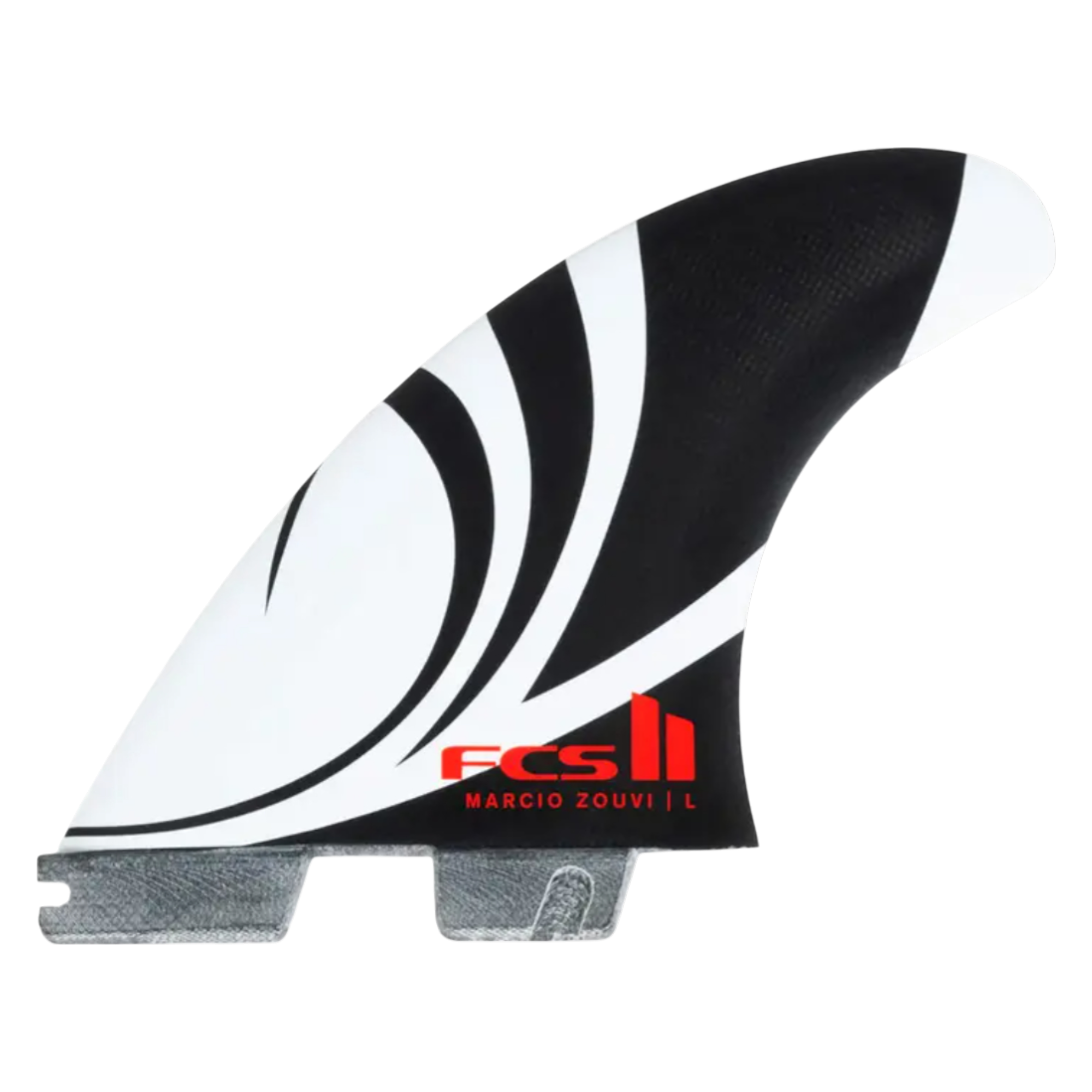 Ailerons Surf Fcs II Sharpeye PC Carbon Black / White - L