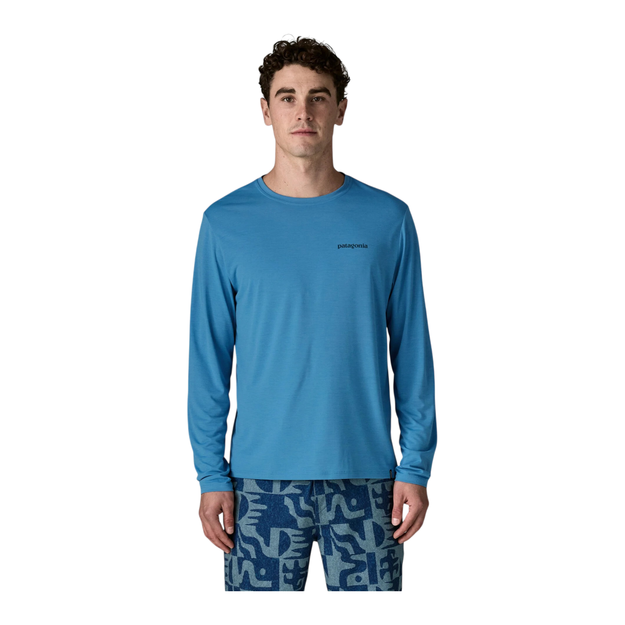 Men's Long-Sleeved Capilene® Cool Daily Shirt - Boardshort Logo