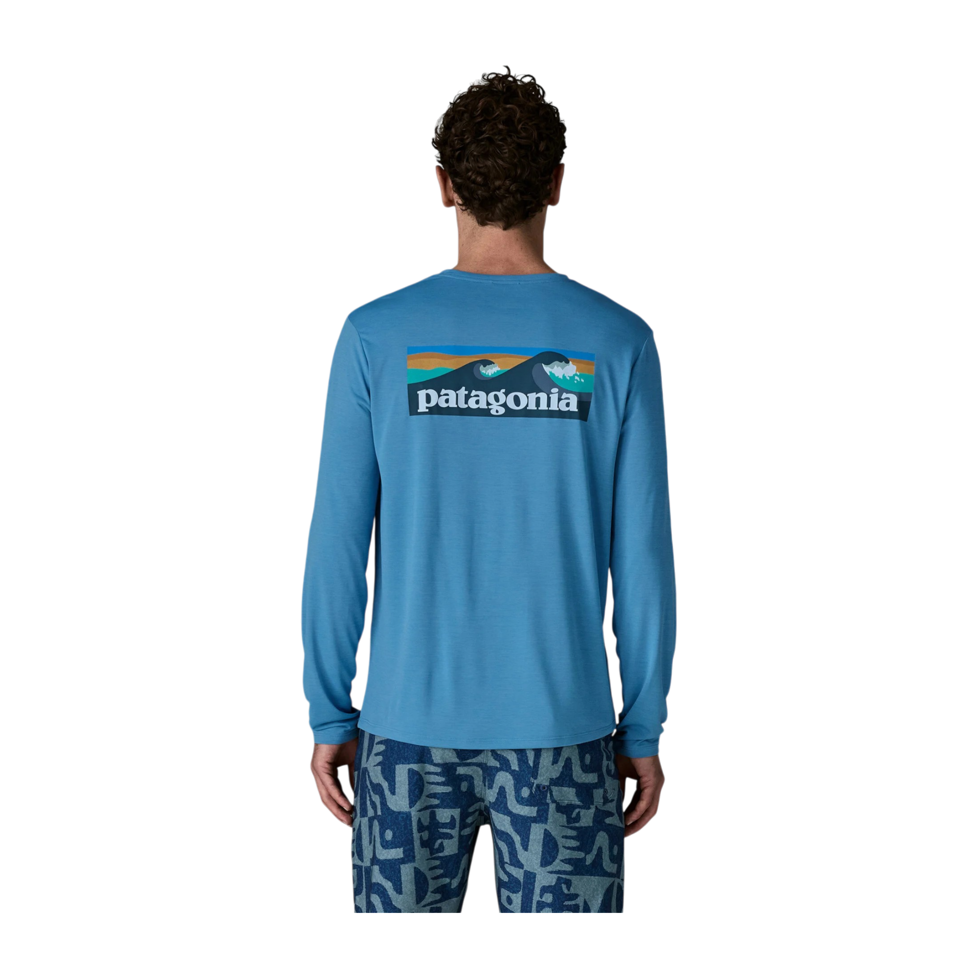 Men's Long-Sleeved Capilene® Cool Daily Shirt - Boardshort Logo