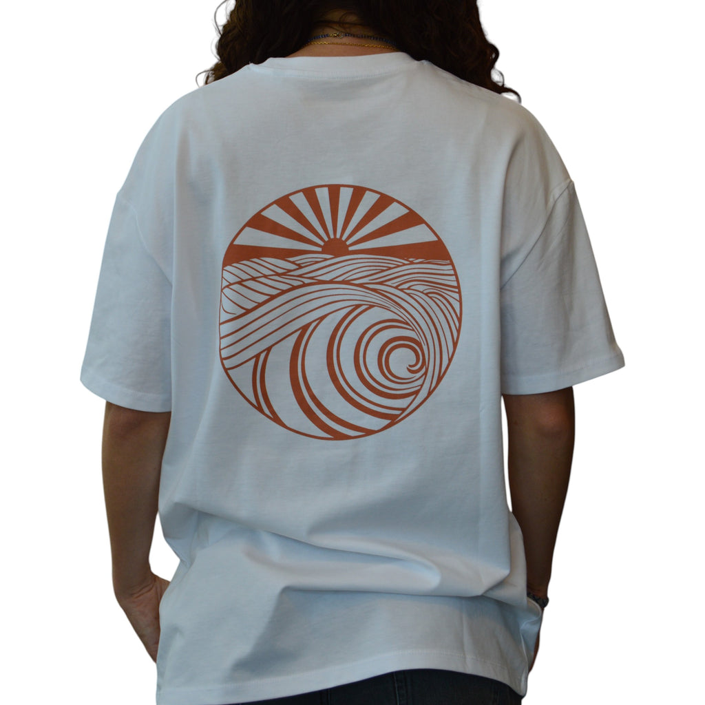 ATS Rising Sun Tee White