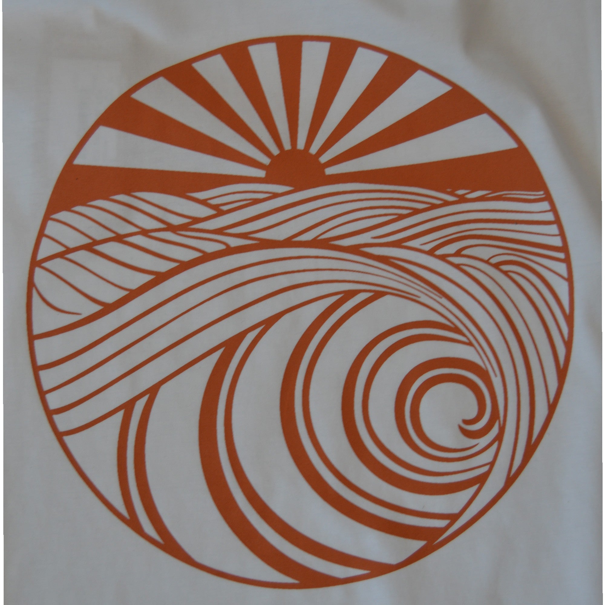 ATS Rising Sun Tee White