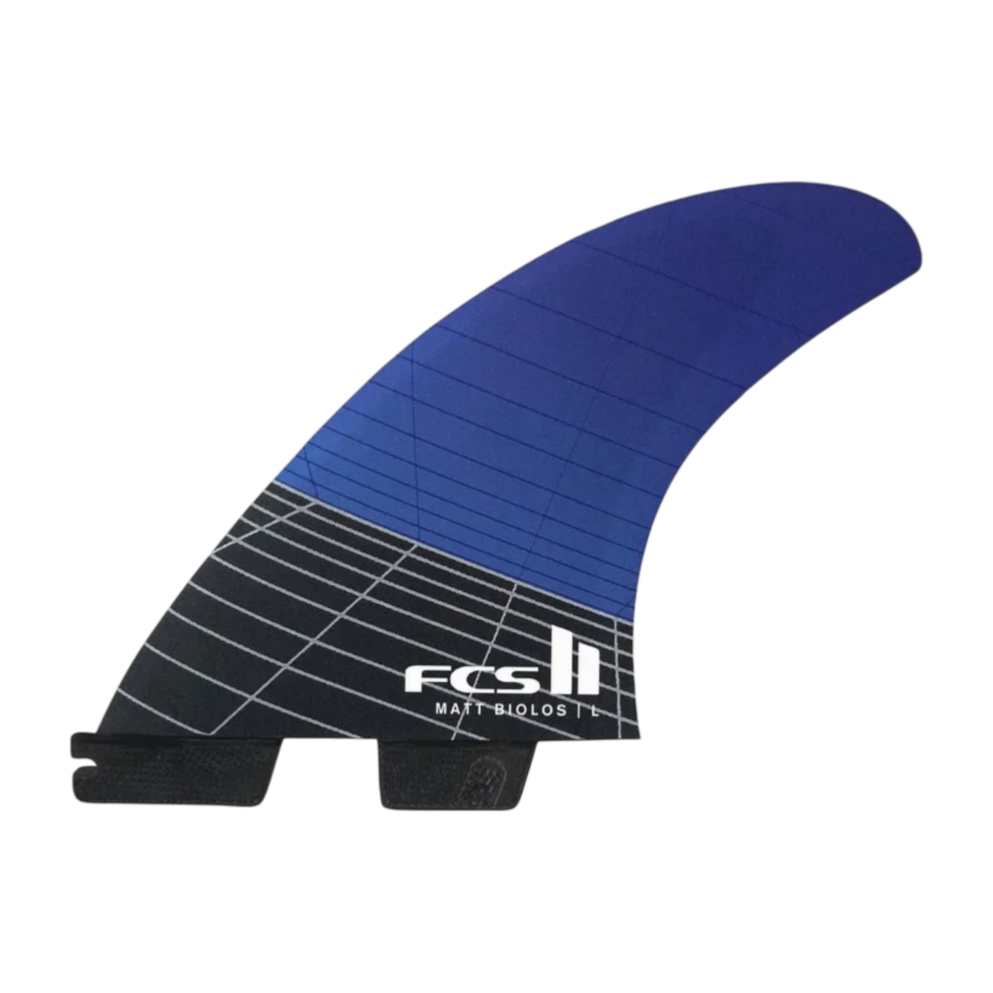 FCS II Matt Biolos Thruster Large Surfboard Fin Set