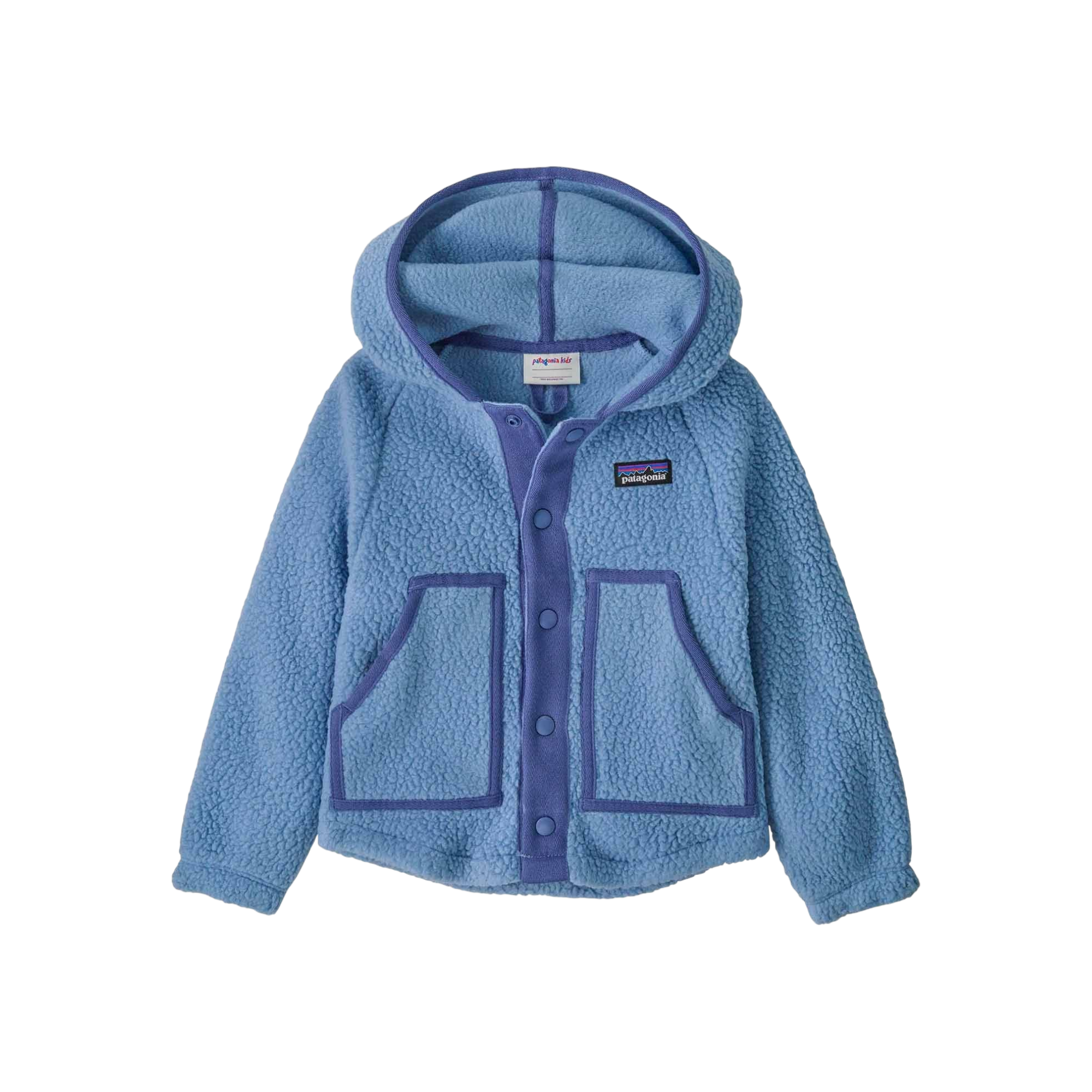 Baby Retro Pile Jkt Barnacle Blue