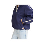 Rhythm Camp Half Zip Sherpa Pullover Ocean