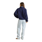Rhythm Camp Half Zip Sherpa Pullover Ocean