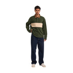 Rhythm Awake Polar Polo Fleece Sweatshirt