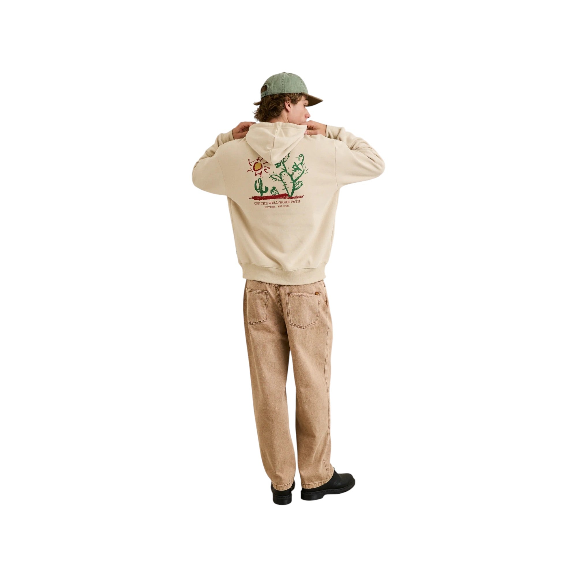 Rhythm Mens Sweatshirt Cactus Fleece