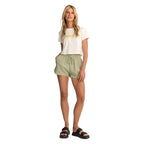 RHYTHM Women's Astrid Elastic Shorts Palm