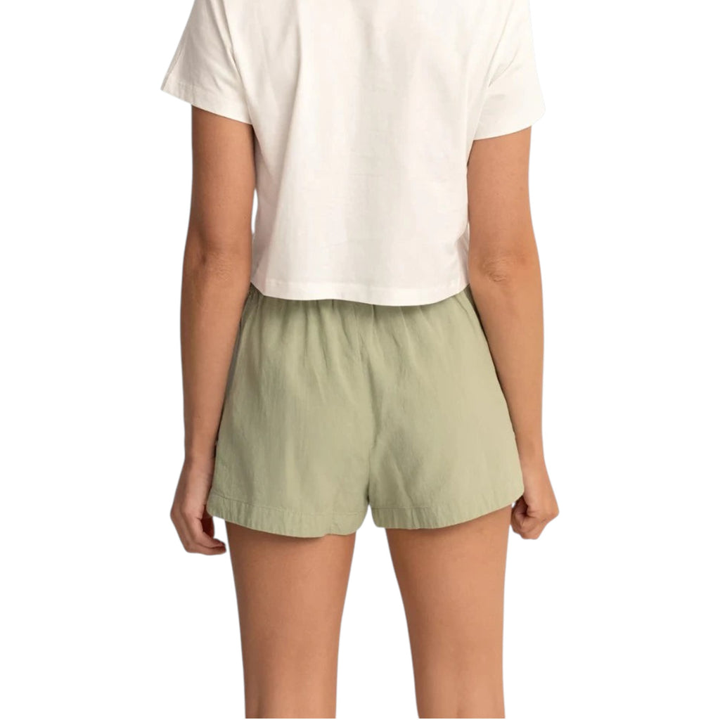 RHYTHM Women's Astrid Elastic Shorts Palm